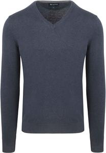 Suitable Respect Vinir Pullover Melange Navy