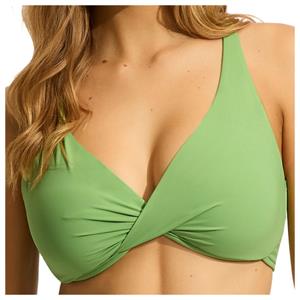 Seafolly  Women's Collective Wrap Front F Cup Bra - Bikinitop, meerkleurig