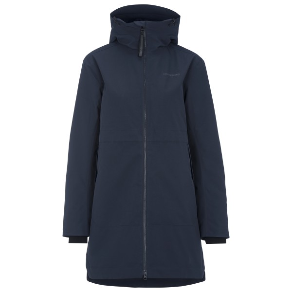 Didriksons  Women's Elena Parka - Lange jas, blauw