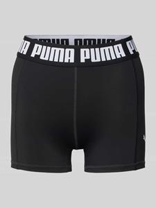 Puma Skinny fit korte broek met label in band