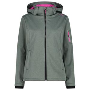 CMP  Women's Softshell Jacket Zip Hood - Softshelljack, olijfgroen/grijs