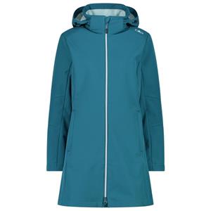 CMP  Women's Parka Zip Hood Softshell - Softshelljack, turkoois/blauw