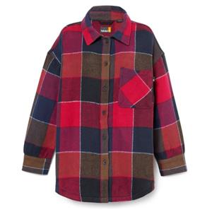  Women's Heavy Flannel Long Overshirt - Vrijetijdsjack, meerkleurig