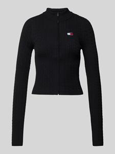 Tommy Jeans Slim fit gebreid jack met ritssluiting