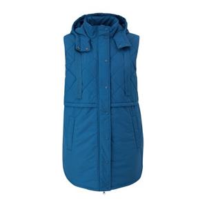 TRIANGLE Lang gilet met een capuchon