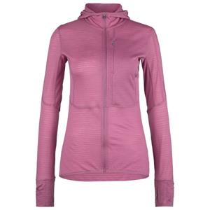 Icebreaker  Women's 200 RealFleece Descender L/S Zip Hoodie - Merinohoodie, roze