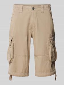 Alpha industries Korte regular fit cargobroek met tunnelkoordjes, model 'JET SHORT'