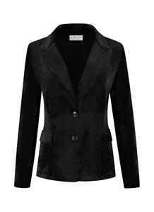 Helena Hart Female Jassen 7425uni Blazer Velour Midi Uni