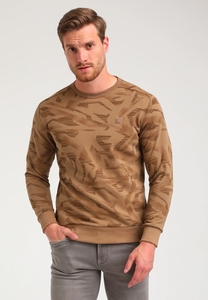 Gabbiano Heren sweater 774770 4412 khaki brown