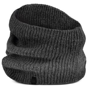 Buff  Knitted Neckwarmer Datma - Sjaal, zwart/grijs