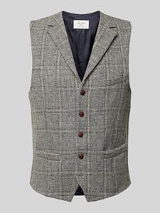 Carl gross Slim fit gilet van viscose, model 'Warner'