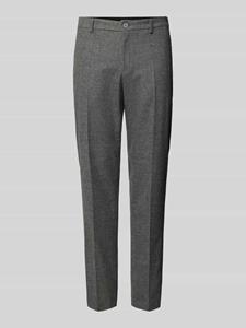 Boss Slim fit pantalon met persplooien, model 'Genius'