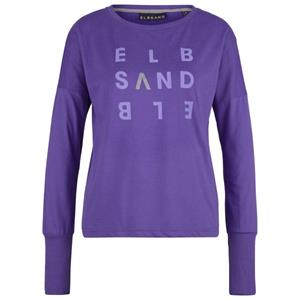 ELBSAND  Women's Ingiara T-Shirt - Longsleeve, purper