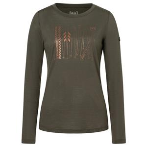 Super.Natural  Women's Fourski L/S - Longsleeve, bruin