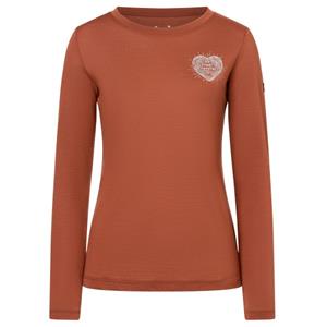 Super.Natural  Women's Little Heartwood L/S - Longsleeve, rood