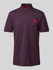 HUGO Poloshirt met labelpatch, model 'Dereso'