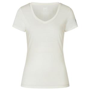 Super.Natural  Women's Sierra 140 V Neck - Merinoshirt, wit