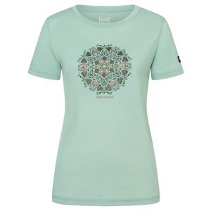 Super.Natural  Women's Ornament Tee - Merinoshirt, groen