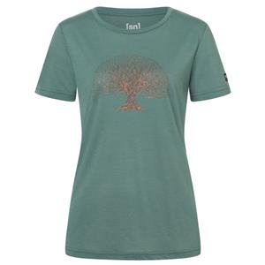 Super.Natural  Women's Tree of Knowledge Tee - Merinoshirt, turkoois