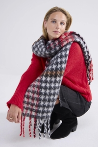 Summum 8s1005-8553 pied de poule scarf