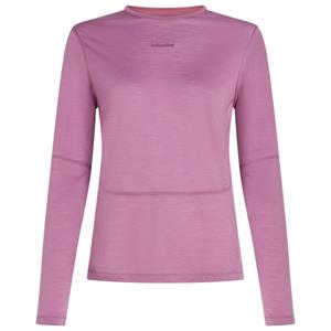 Icebreaker  Women's Merino 125 Zoneknit Energy Wind L/S Tee - Merinoshirt, roze