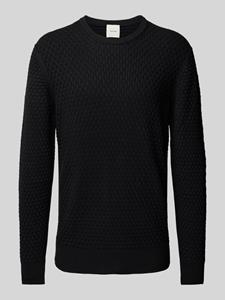 CK Calvin Klein Gebreide pullover met structuurmotief