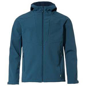 Vaude  Cyclone Hooded Jacket - Softshelljack, blauw