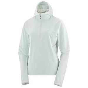 Salomon  Women's Sense Aero Hybrid Half Zip Hoodie - Fleecetrui, grijs