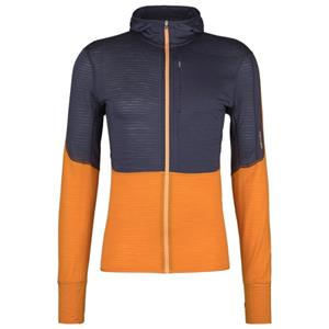 Icebreaker  Merino 200 Realfleece Descender L/S Zip Hoodie - Fleecetrui, oranje