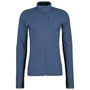 Icebreaker  Descender L/S Zip - Merinovest, blauw