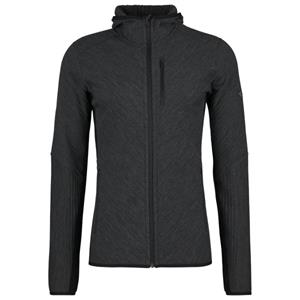 Icebreaker  Descender L/S Zip Hood - Fleecevest, zwart