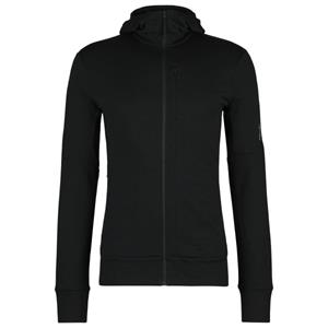 Icebreaker  Merino 260 Quantum IV L/S Zip Hoodie - Merinohoodie, zwart