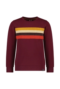 B.Nosy Jongens sweater sven grape wine