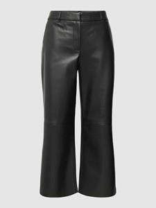 Christian Berg Woman Bootcut capribroek in leerlook