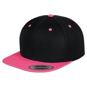 Yupoong Heren De klassieke premium tweekleurige snapback-pet