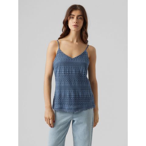 Vero Moda Top met spaghettibandjes VMHONEY LACE SINGLET WVN