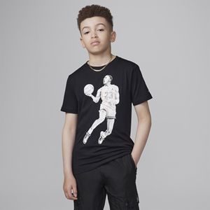 Jordan Air  T-shirt met stippengraphic voor kids - Zwart