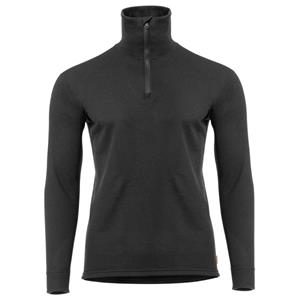 Aclima  Woolterry Polo - Merinoshirt, zwart