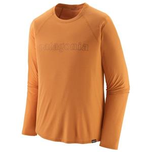 Patagonia  L/S Cap Cool Trail Graphic Shirt - Sportshirt, oranje