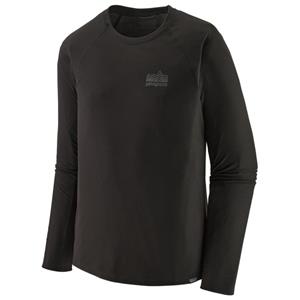 Patagonia  L/S Cap Cool Trail Graphic Shirt - Sportshirt, zwart