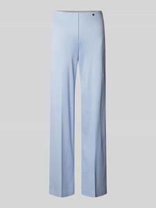 Marc Cain Straight leg pantalon met labelapplicatie