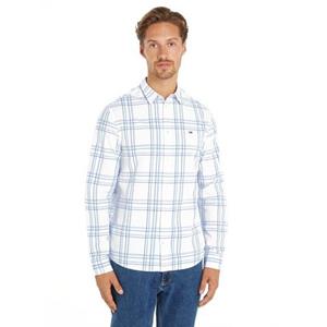 TOMMY JEANS Overhemd met lange mouwen TJM REG POPLIN CHECK SHIRT