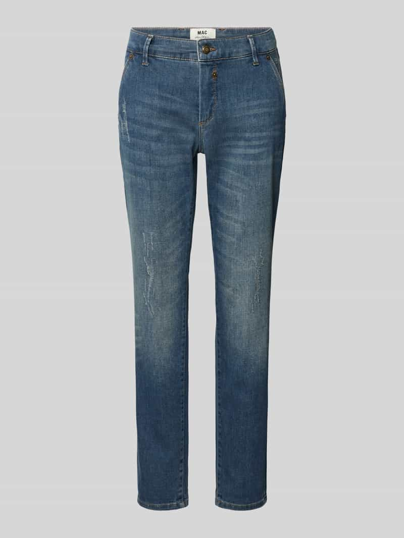 MAC Jeans in used-look met steekzakken, model 'Montana'