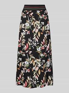 Christian Berg Woman Midirok van viscose met elastische band