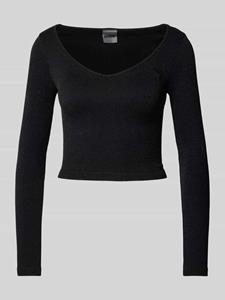 Guess Activewear Kort shirt met lange mouwen en V-hals