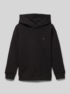 Tommy Hilfiger Teens Hoodie met logostitching, model 'TIMELESS'