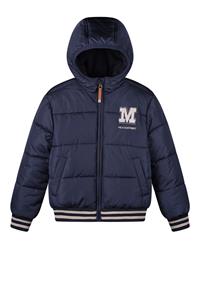 Moodstreet Jongens winterjas baseball - Justin - Navy blauw