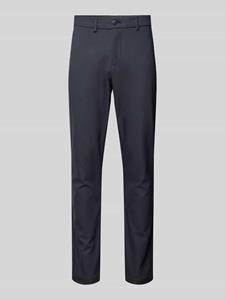 Casual friday Slim fit broek in effen design, model 'Philip'