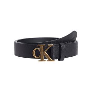 Calvin Klein Leren riem ROUND MONO PLAQUE LTHR BELT 30MM