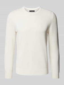 Marc O'Polo Gebreide pullover met labelstitching